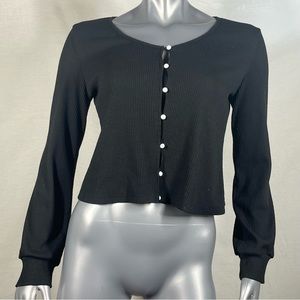 SHEIN | Long Sleeve Pearl Button Down